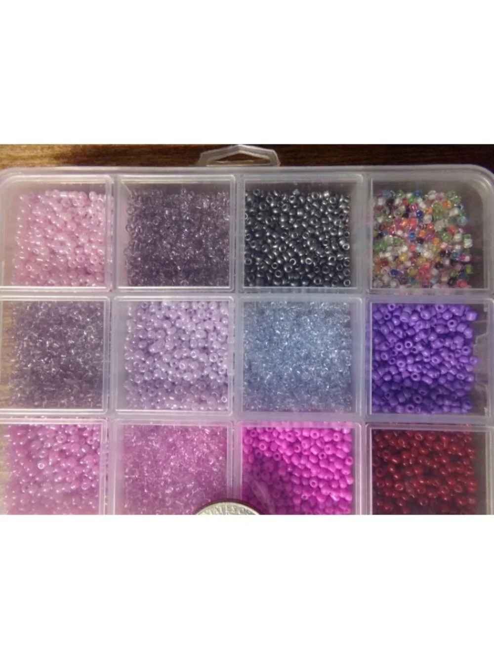 Mixed Color Seed Beads Set in Container Set #3